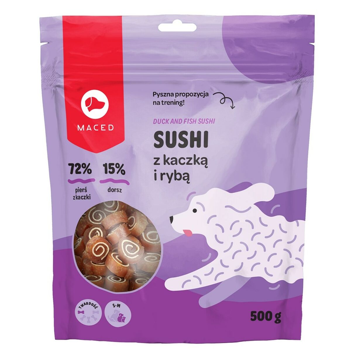 Snack per Cani Maced Pesce Anatra 500 g 2 S9110811_0