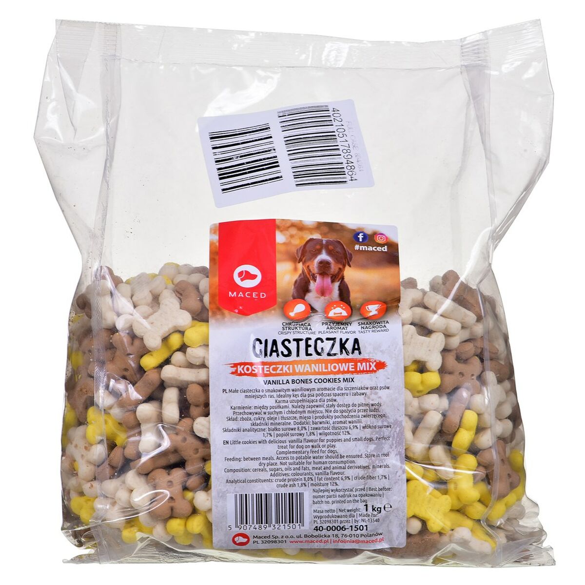 Snack per Cani Maced Carne 1 kg 2 S9110787_0