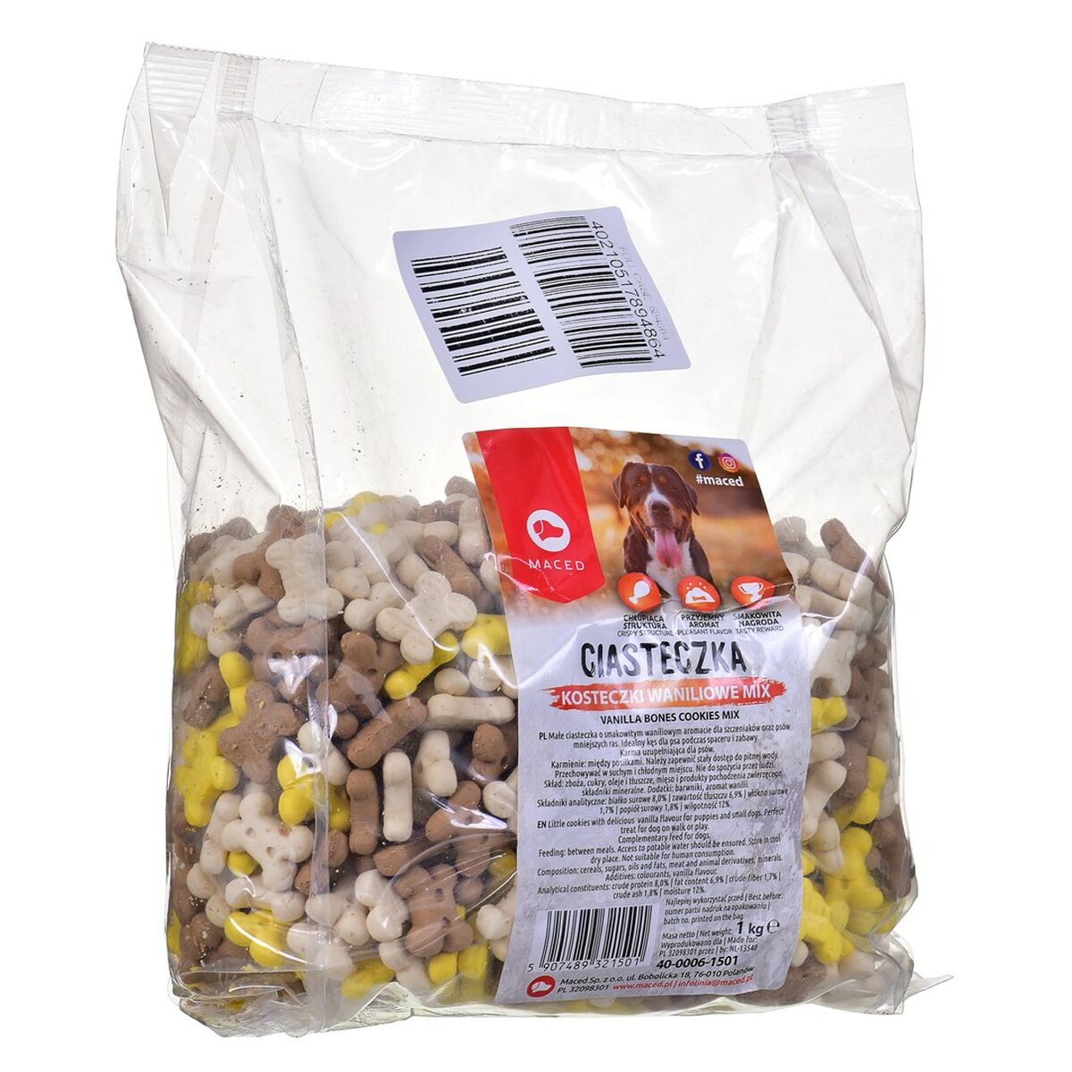Snack per Cani Maced Carne 1 kg 3 S9110787_1