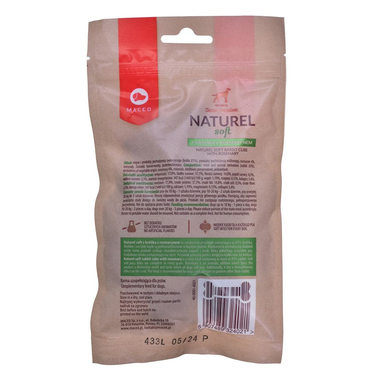 Snack per Cani Maced Coniglio 100 g 3 S9109034_1