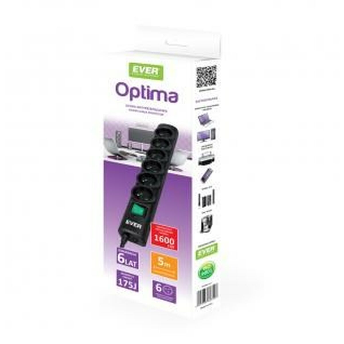 Ciabatta Multipresa Ever Optima (5 m) 3 S9129195_1