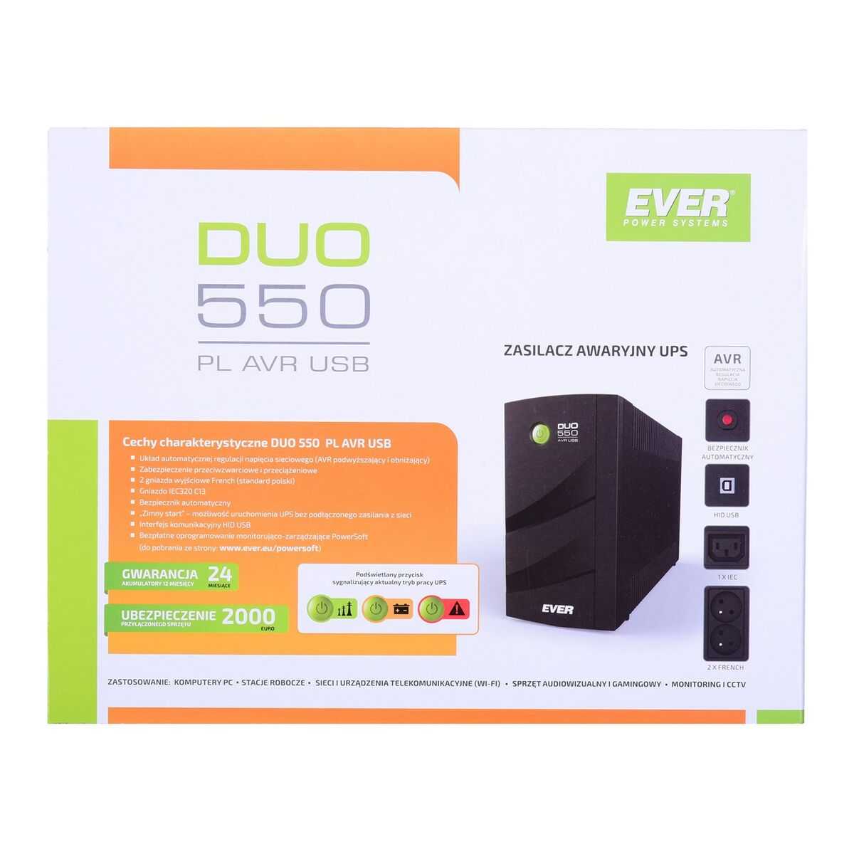 Gruppo di Continuità Interattivo UPS Ever T/DAVRTO-000K55/01 330 W 6 S9129862_4