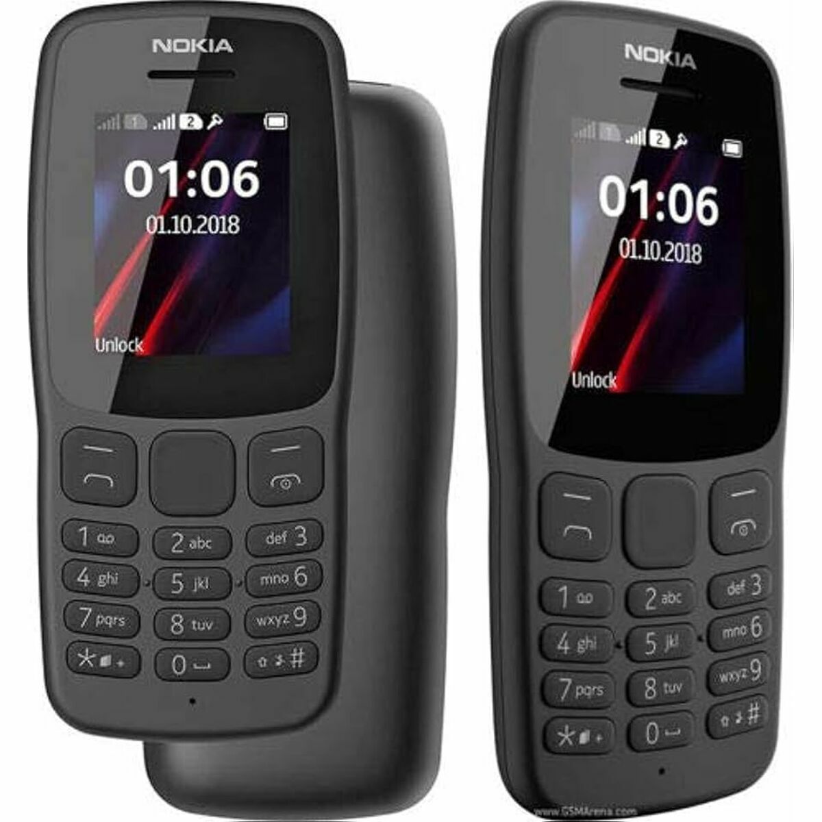 Smartphone Nokia 106 1,8" mediatek 6261d 4 MB Nero 4 M0802396_2