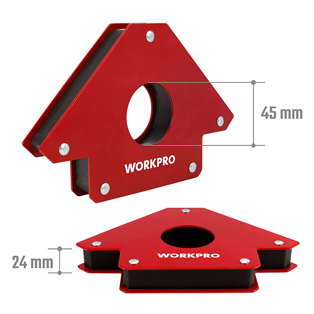 Squadra magnetica per saldatura Workpro 5" 12,5 cm 5 S7925690_3