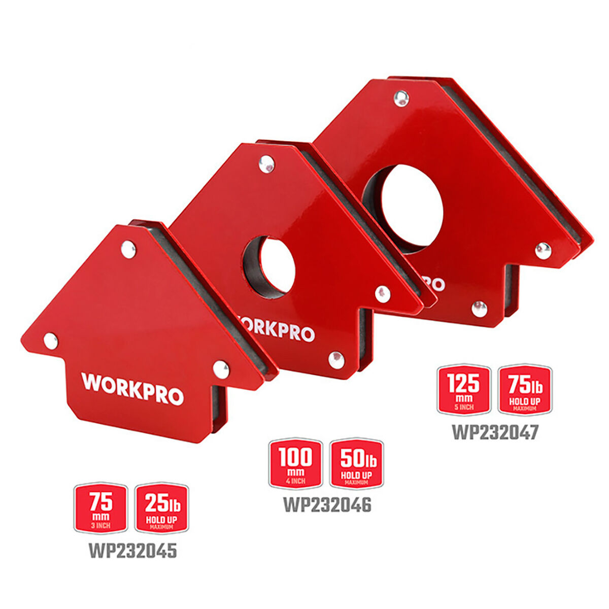 Squadra magnetica per saldatura Workpro 5" 12,5 cm 6 S7925690_4