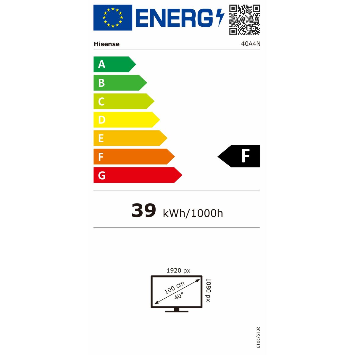 Smart TV Hisense 40A4N 40" Full HD LED D-LED 4 S77193664_2