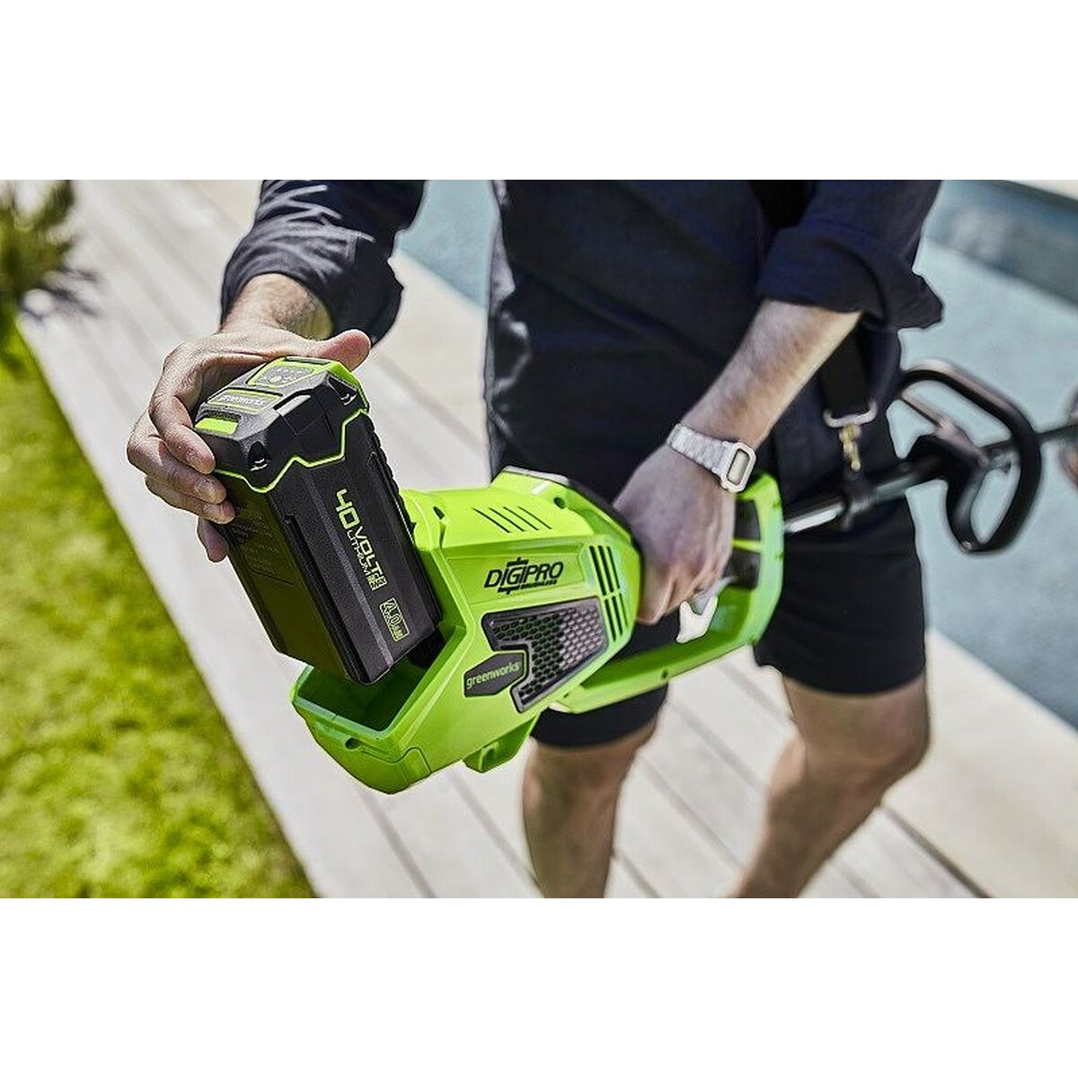 Decespugliatore multifunzione Greenworks G40LT 40 V Ø 40 cm 4 S9172858_2