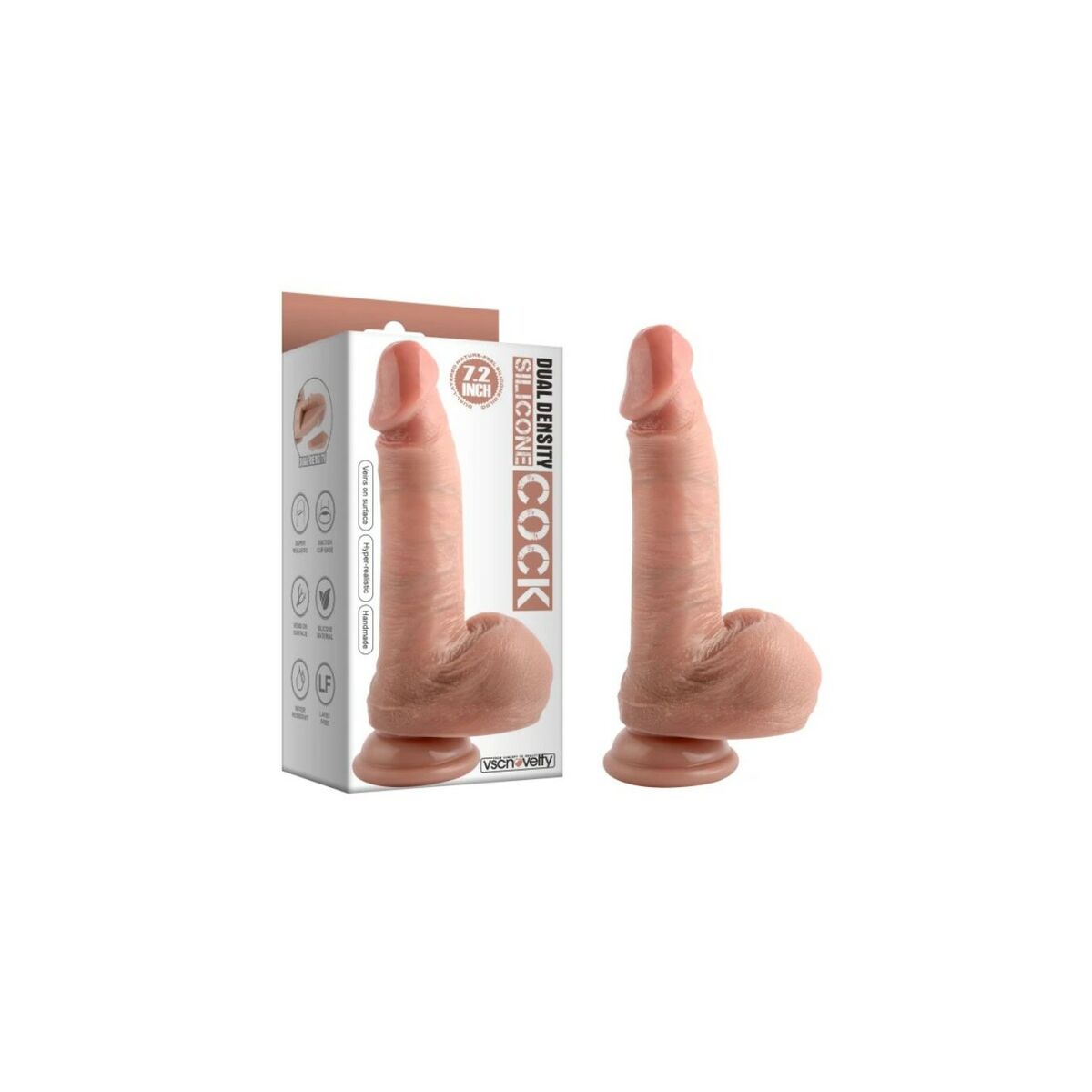 Dildo Realistico VSCNOVELTY Silicone 18,3 cm 3 M0400442_1