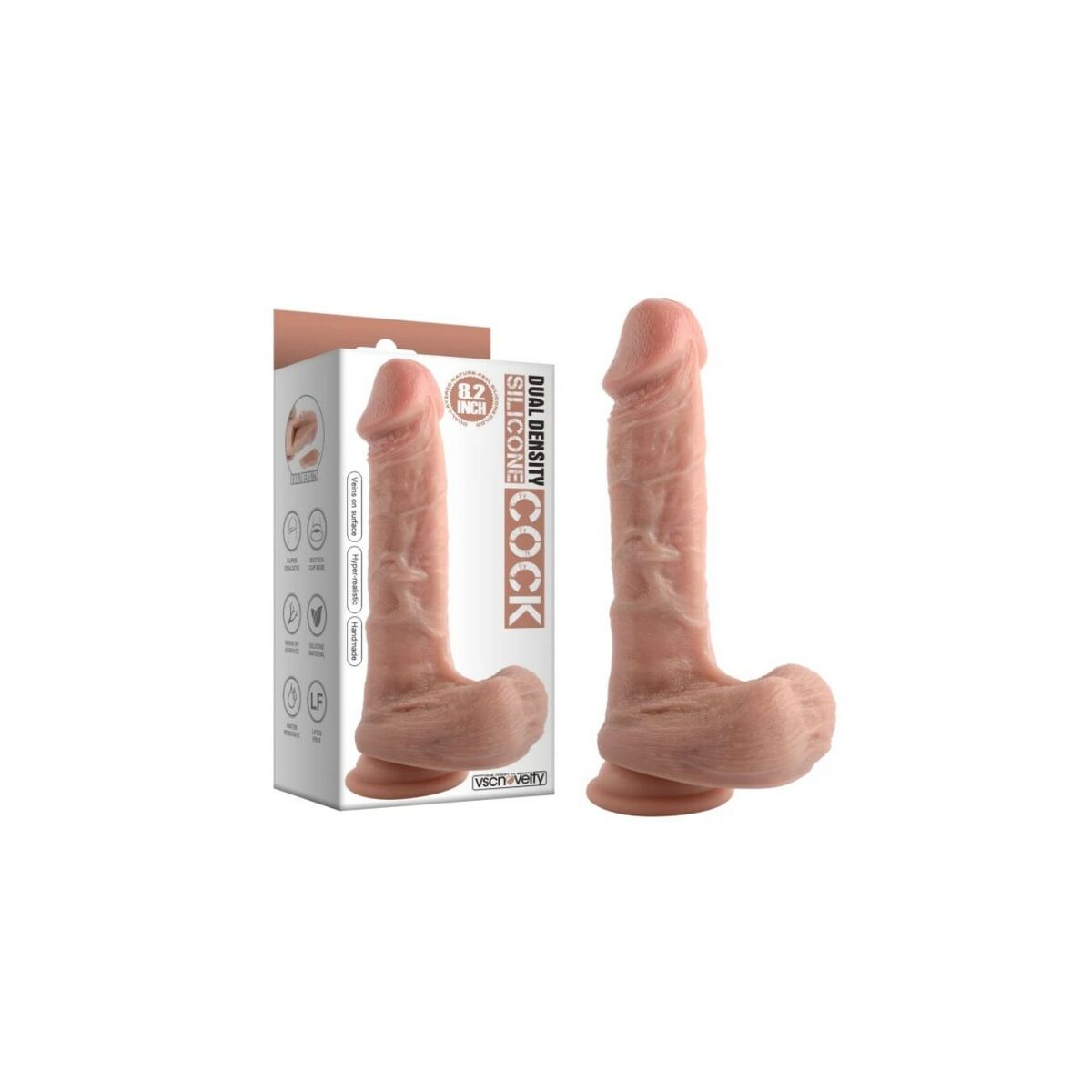Dildo Realistico VSCNOVELTY Silicone 20,8 cm 3 M0400443_1