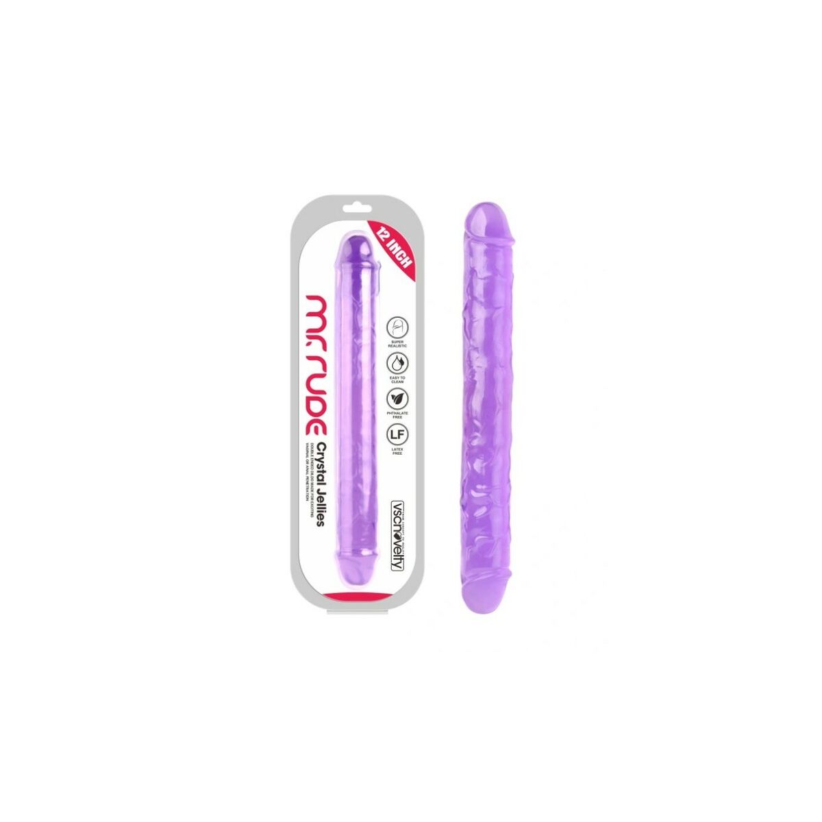 Dildo Realistico VSCNOVELTY Viola 30,5 cm 3 M0400511_1