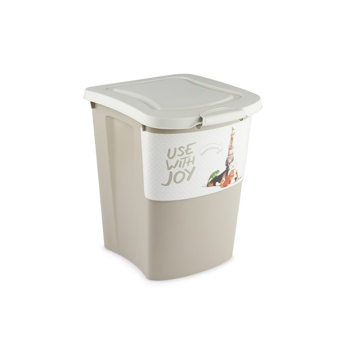 Secchio contenitore Rotho Beige Plastica 3 S9195699_1