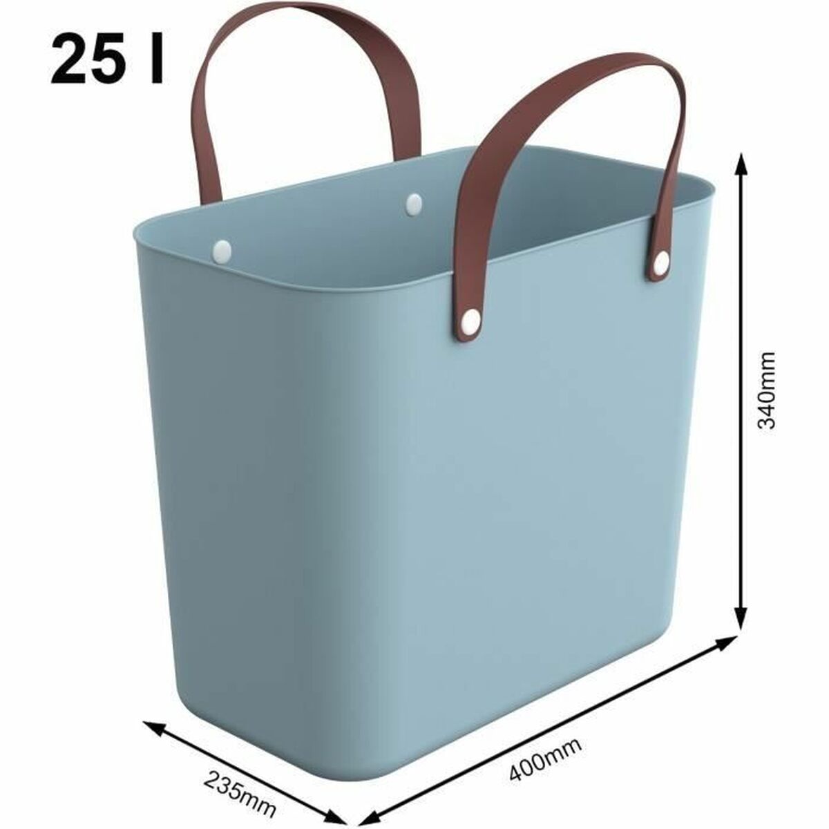 Borsetta a mano Rotho 1044406210 Azzurro Turchese Plastica 4 S91105882_2