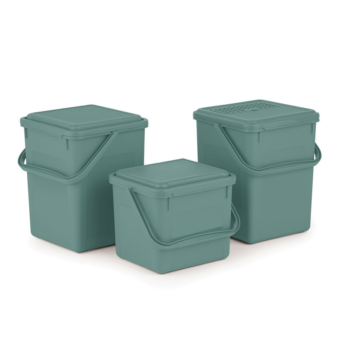 Recipiente-contenitore Rotho Verde 9 L Rettangolare 4 S91104995_2