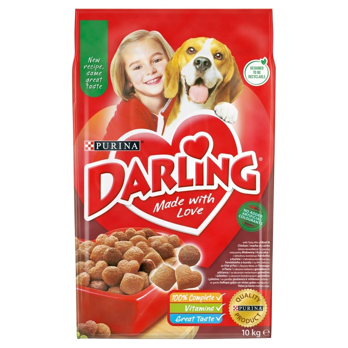 mangime Purina Darling Adulto Pollo Carne di vitello 10 kg 2 S9131873_0