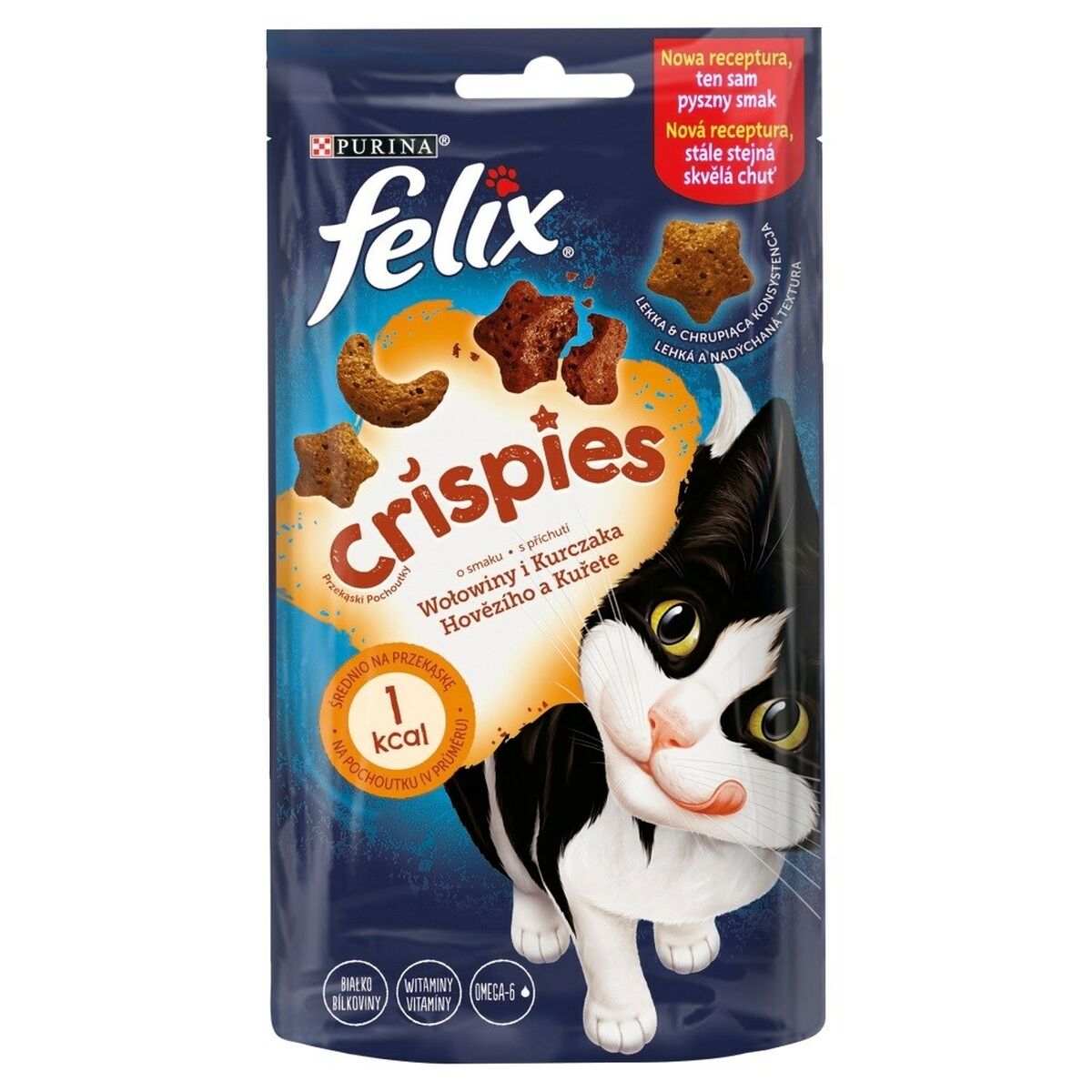 Cibo per gatti Purina Felix Crispies Pollo Carne di vitello 45 g 2 S9110198_0