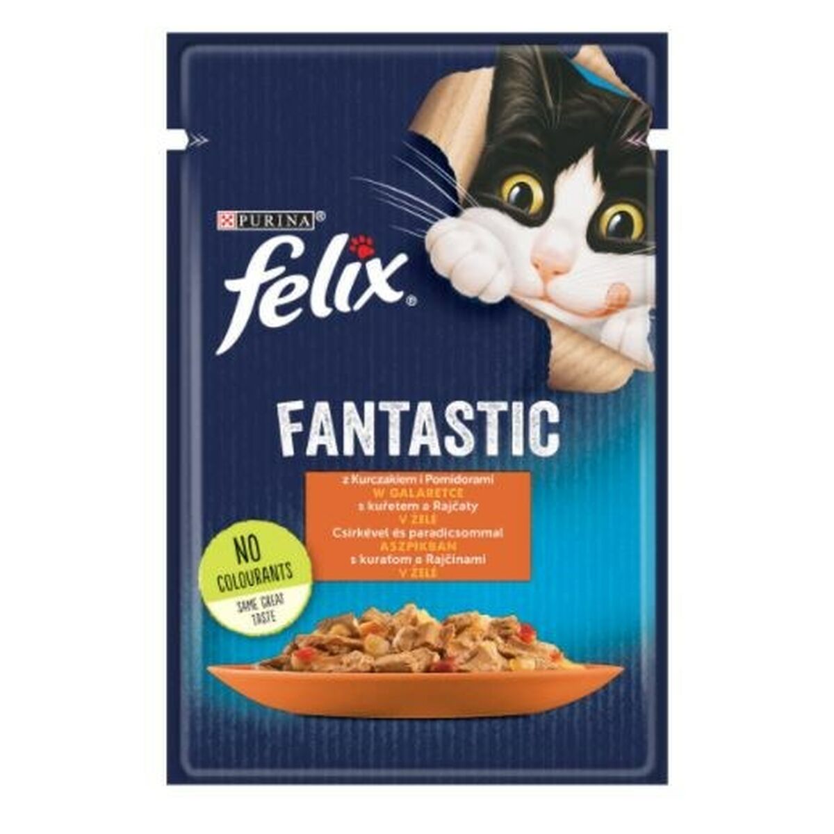 Cibo per gatti Purina Fanstastic Pollo Pomodoro 85 g 2 S9111014_0