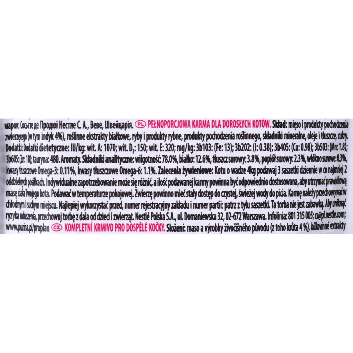 Cibo per gatti Purina Pro Plan Delicate 85 g 3 S9110993_1