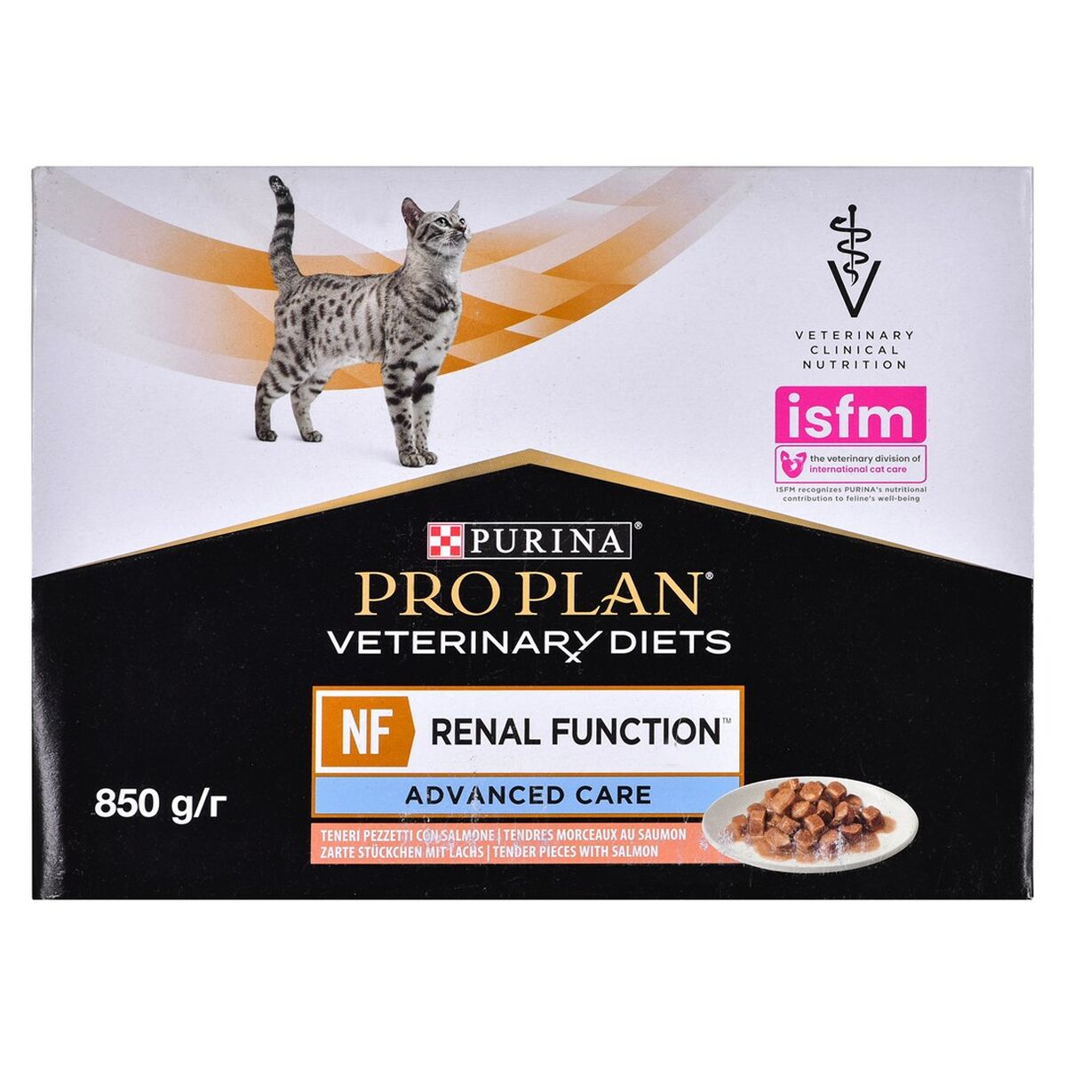 Cibo per gatti Purina Feline Veterinary Diets NF Renal Function Salmone 10 x 85 g 4 S9108658_2