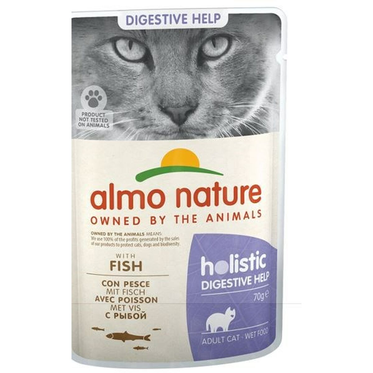 Cibo per gatti Almo Nature Adult Pesce 70 L 70 g 2 S9109790_0