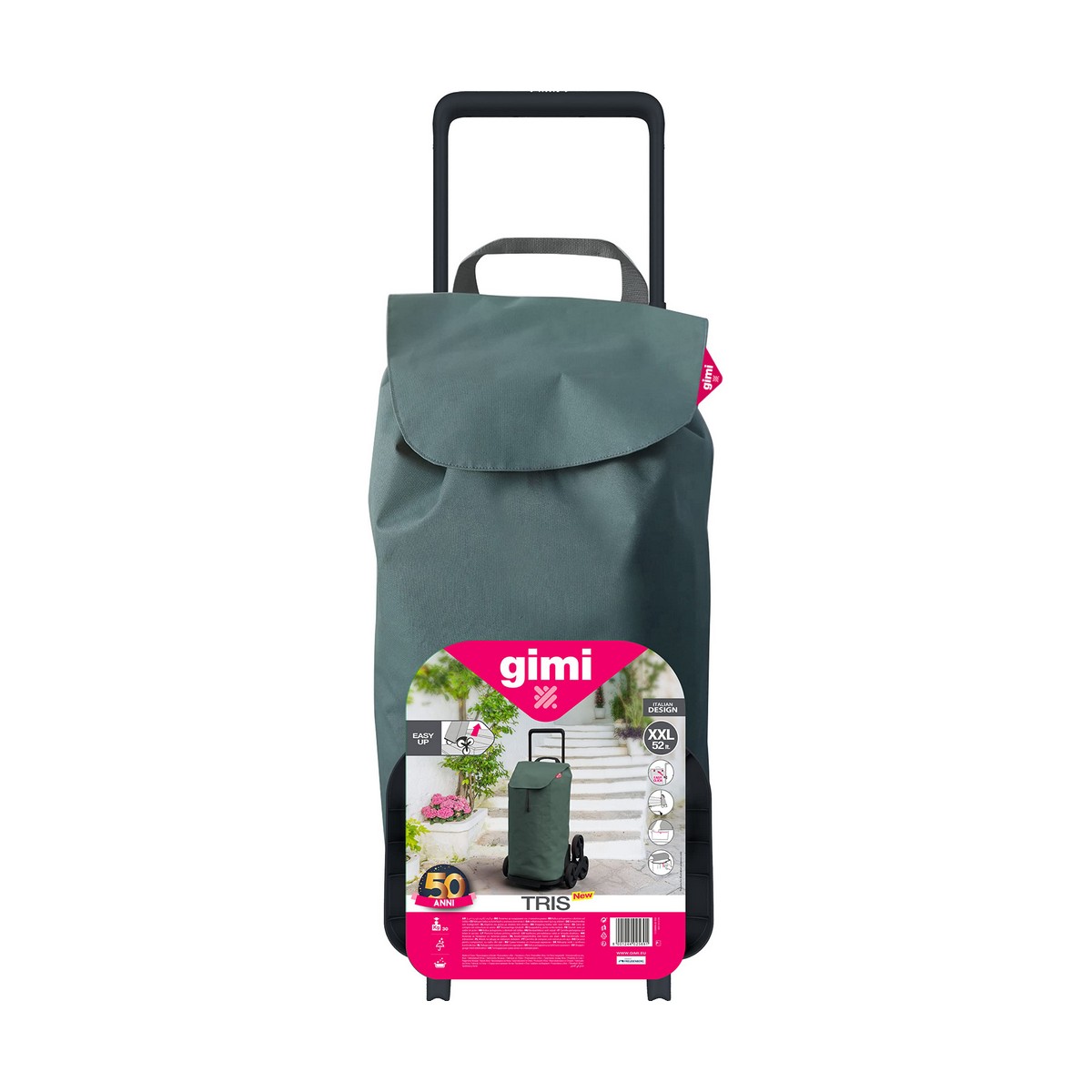 Carrello Gimi Tris Urban Verde 52 L 3 S7908497_1