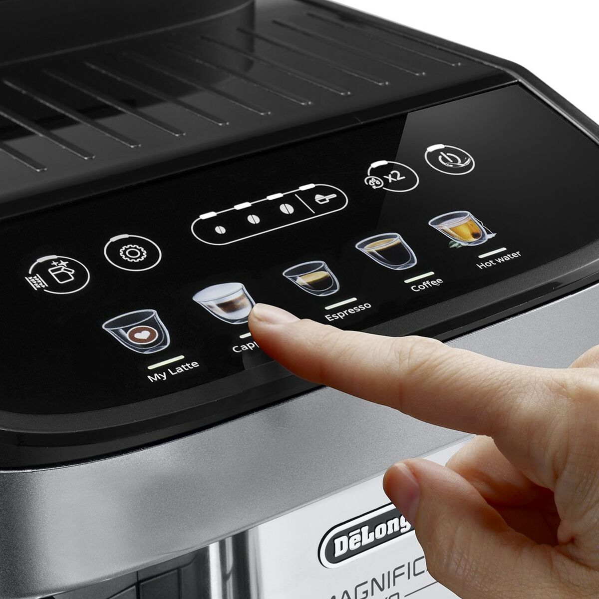 Caffettiera superautomatica DeLonghi DEL ECAM 290.61.SB Multicolore Argentato 1450 W 2 Tazze 1,8 L 4 S9136794_2