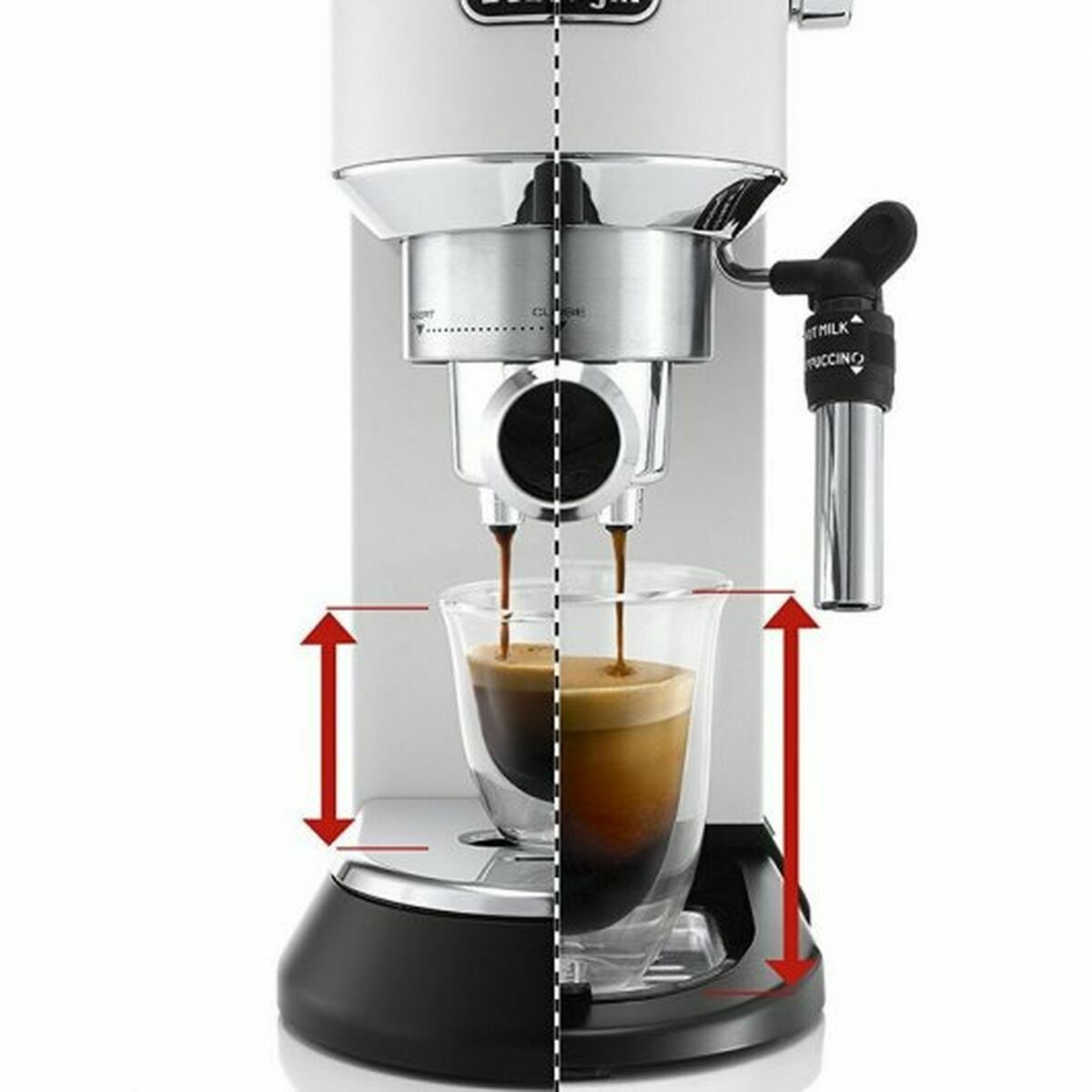 Caffettiera Express a Leva DeLonghi EC 685.W 1300 W Bianco Nero Argentato 1300 W 15 bar 1,1 L 5 S9140092_3