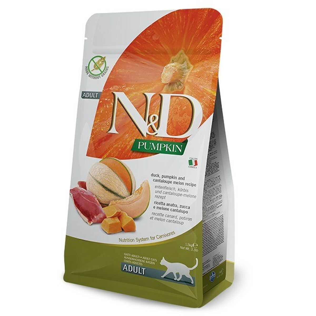 Cibo per gatti Farmina PND0150013 Zucca Adulto Anatra 1,5 Kg 3 S9131730_1