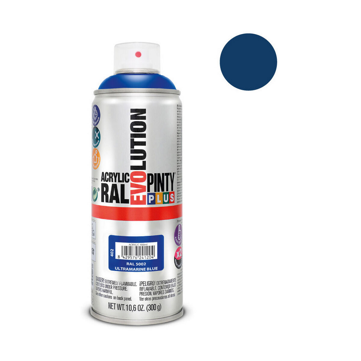 Vernice spray Pintyplus Evolution RAL 5002 400 ml Ultramarine Blue 3 S7902614_1