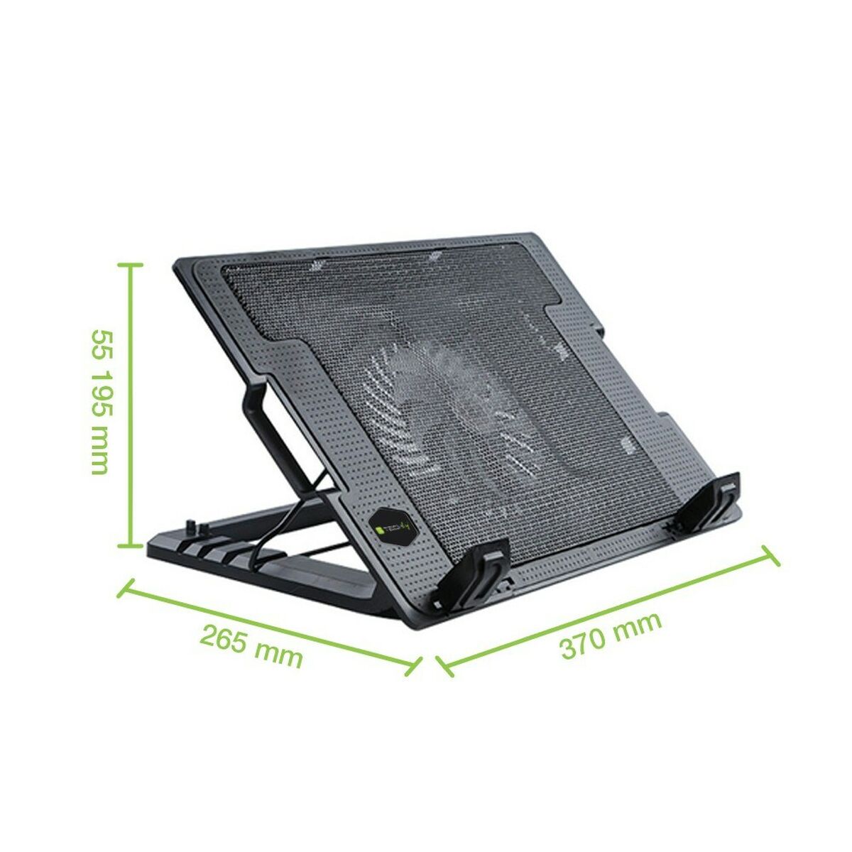 Base di Raffreddamento per PC Portatile Techly ICOOL-CP12TY 4 S9106791_2