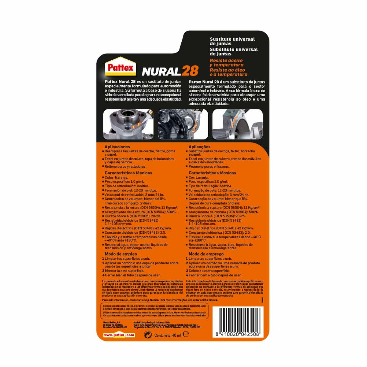 Adesivo Istantaneo Pattex Nural 28 40 ml Arancio 4 S7903276_2