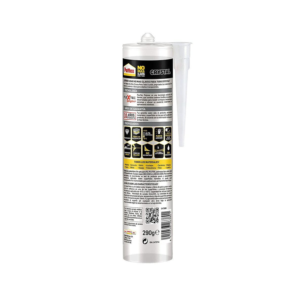 Adesivo Istantaneo Pattex Trasparente 290 g 4 S7903515_2
