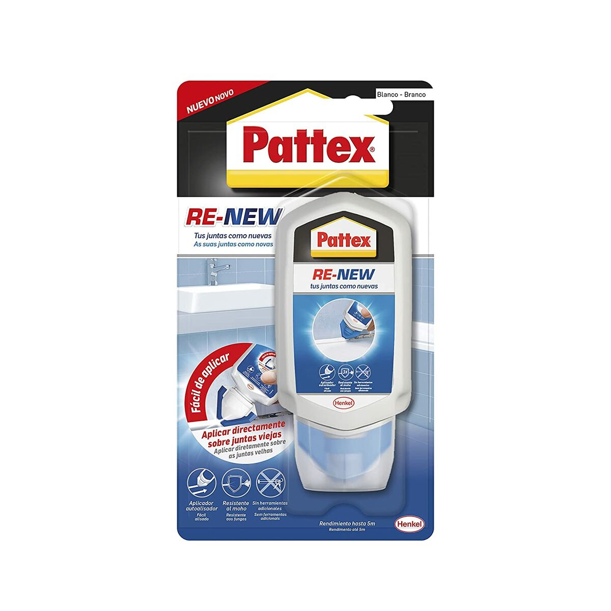 Silicone Pattex Re-new Bianco 100 g (1 Pezzi) 3 S7903267_1