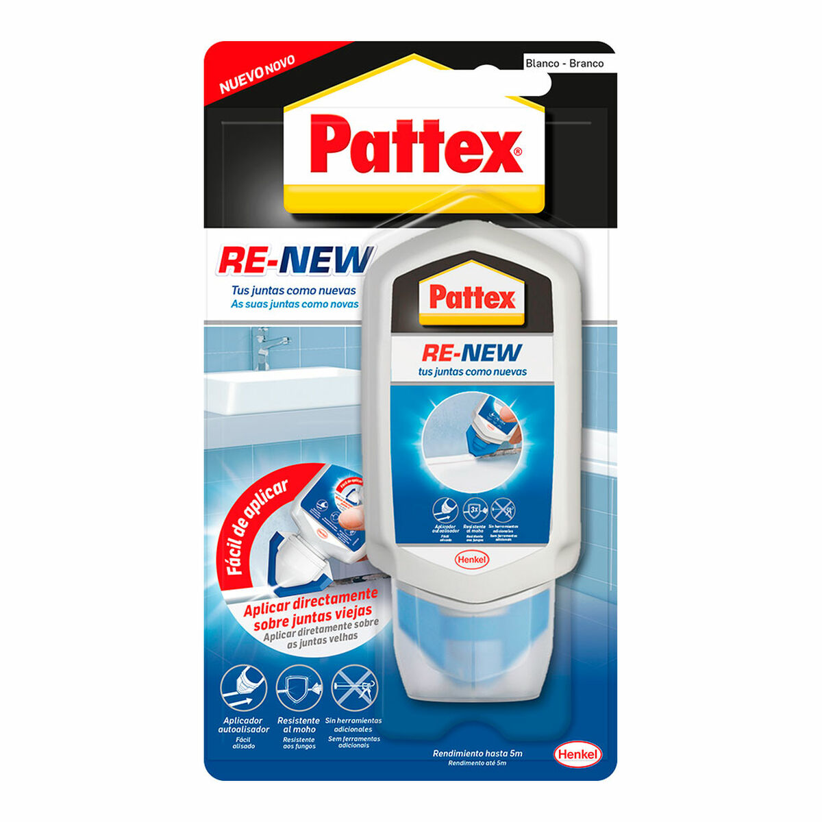 Silicone Pattex Re-new Bianco 100 g (1 Pezzi) 2 S7903267_0
