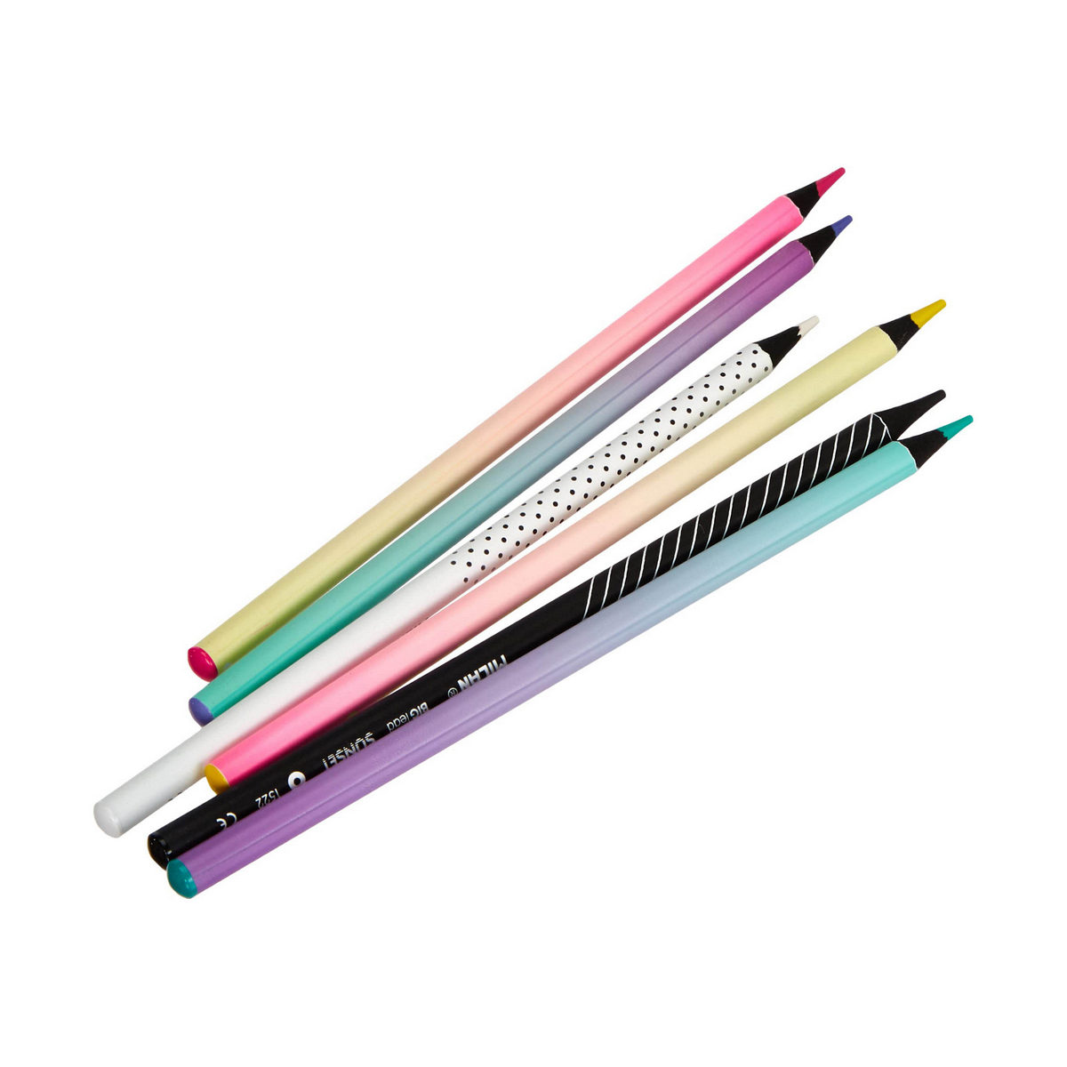 Matite colorate Milan Sunset Giallo Multicolore 4 S7908661_2