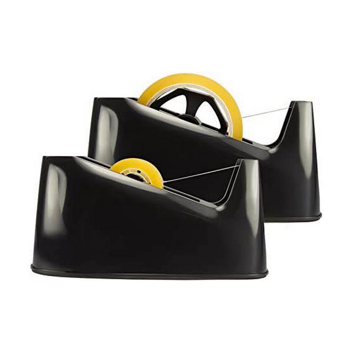 Dispenser Nastro Adesivo Milan Adattatore Doppia 33-66 m Nero PVC 3 S7906400_1
