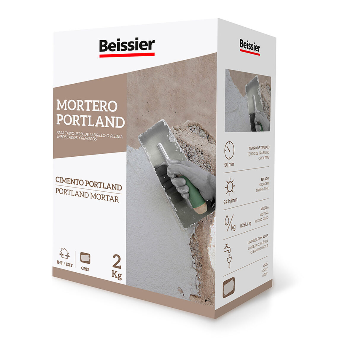 Mortaio Beissier 70303-001 Portland Grigio 2 Kg 2 S7904705_0