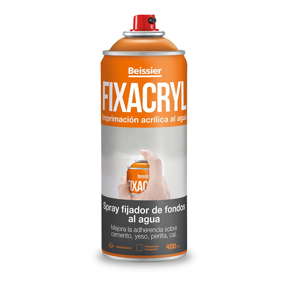 Spray Fissante Beissier 70237-007 Fixacryl Impermeabilizzazione 400 ml Trasparente 2 S7904712_0