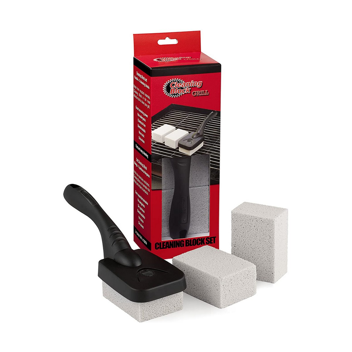 Spazzola di Pulizia per Barbecue Cleaning Block Grigio 27 cm 2 S7917037_0