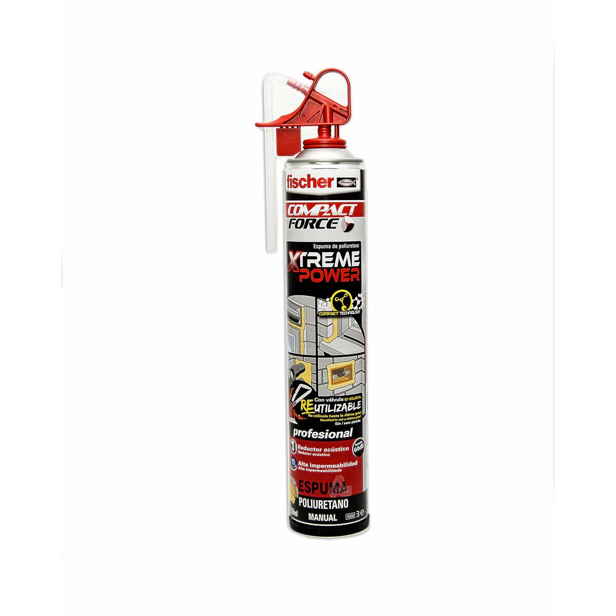 Schiuma Fischer xtreme power 750 ml 2 S7908629_0