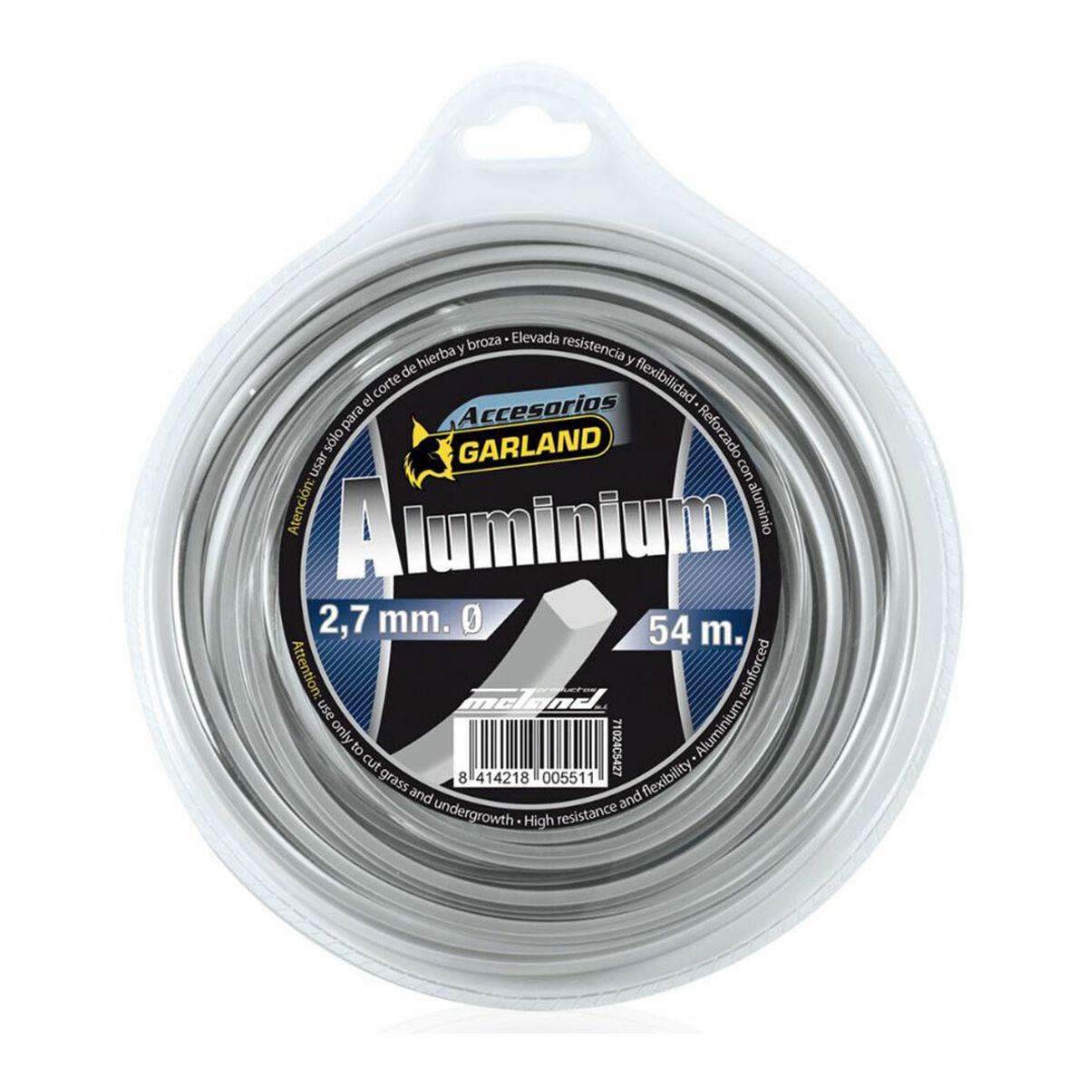 Filo da decespugliatore Garland C 71024C5427 54 m 2,7 mm Alluminio 2 S7920368_0