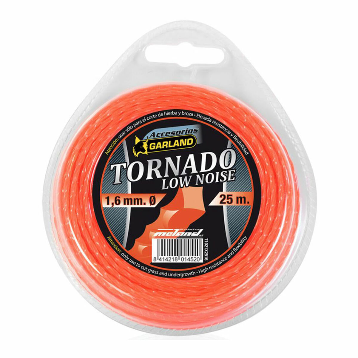 Filo da decespugliatore Garland Tornado X 71021X2516 25 m 1,6 mm Livello basso del rumore 2 S7920361_0
