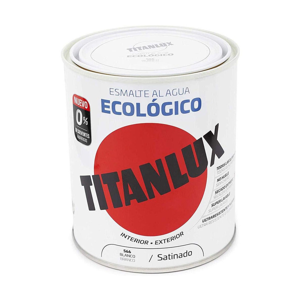 Vernice Titanlux 01t056634 750 ml Smalto per finiture Bianco Raso 2 S7913188_0