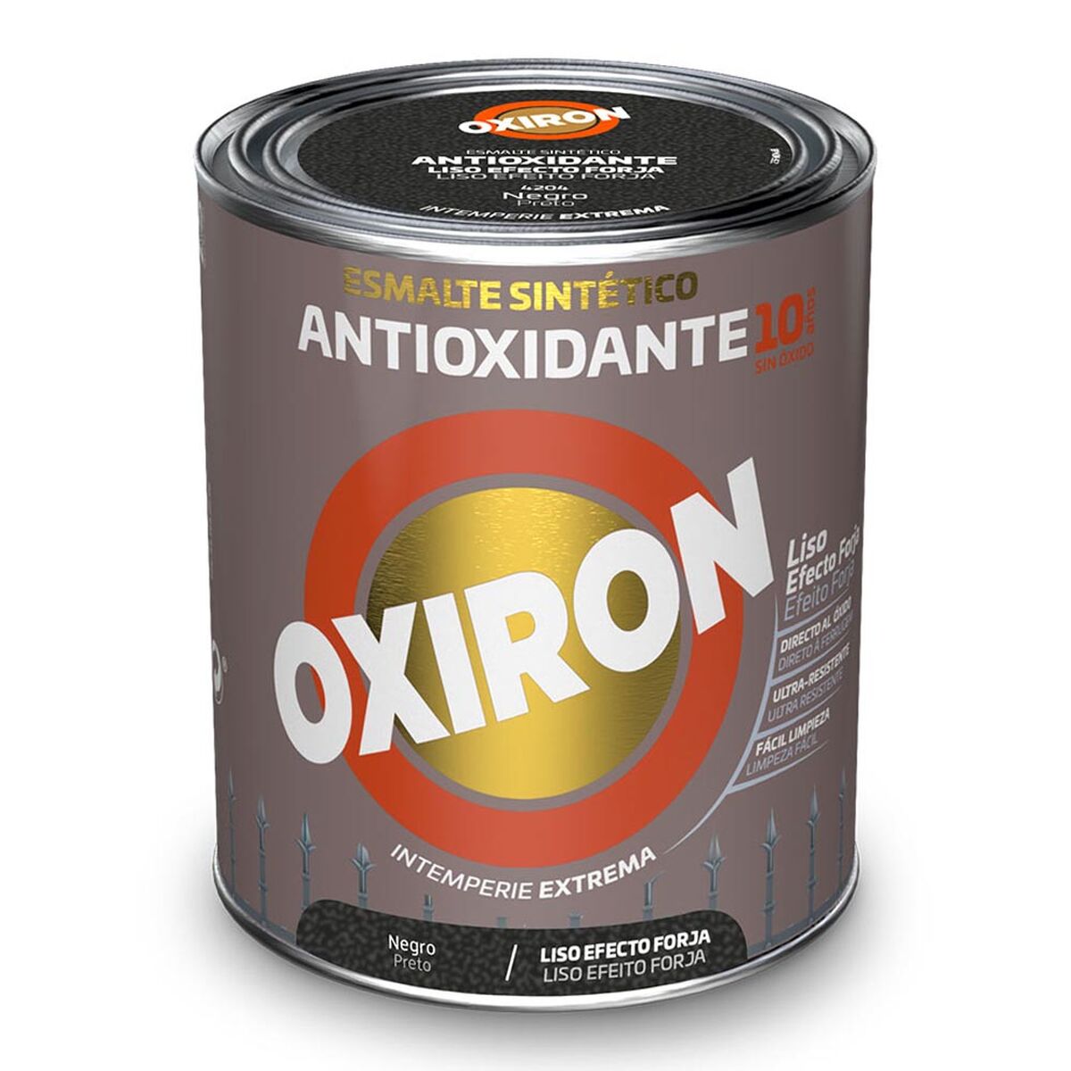 Smalto sintetico Oxiron Titan 5809096 250 ml Nero Antiossidante 2 S7920432_0