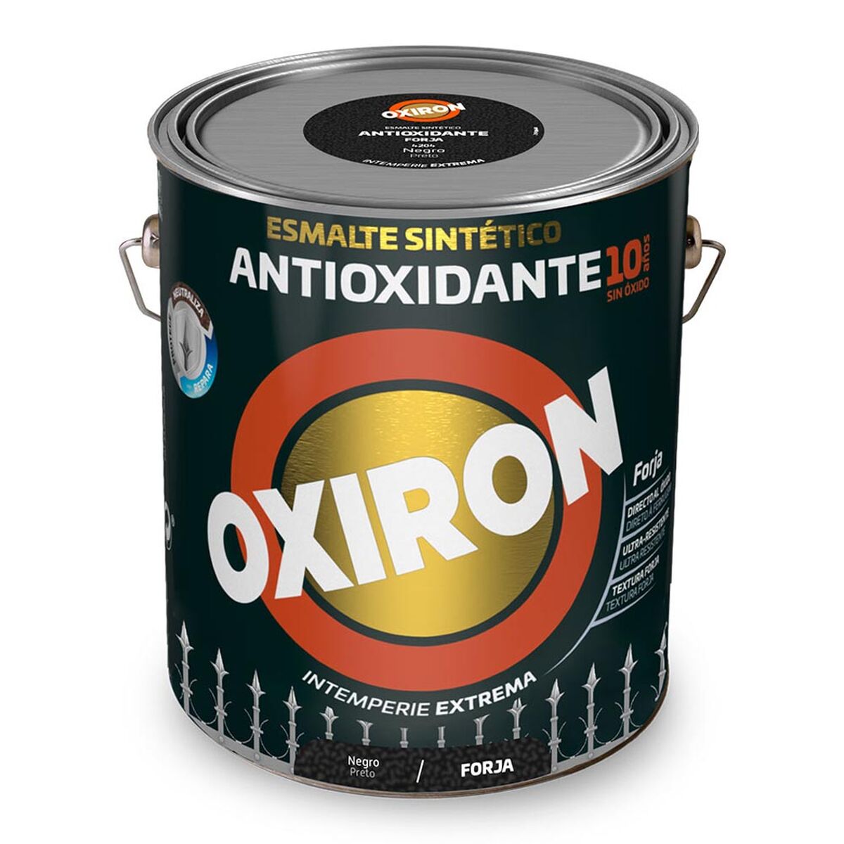 Smalto sintetico Oxiron Titan 5809028 Nero Antiossidante 2 S7920423_0