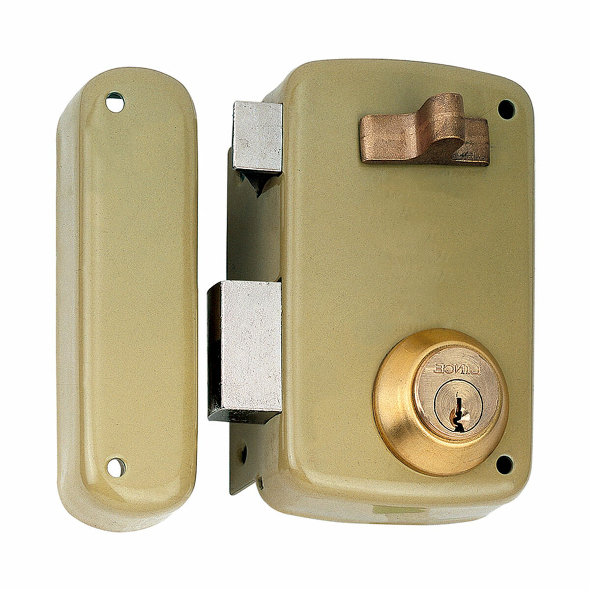 Serratura Lince 5056a-95056ahe70i Sovrapporre Acciaio Sinistra 70 mm 2 S7919279_0
