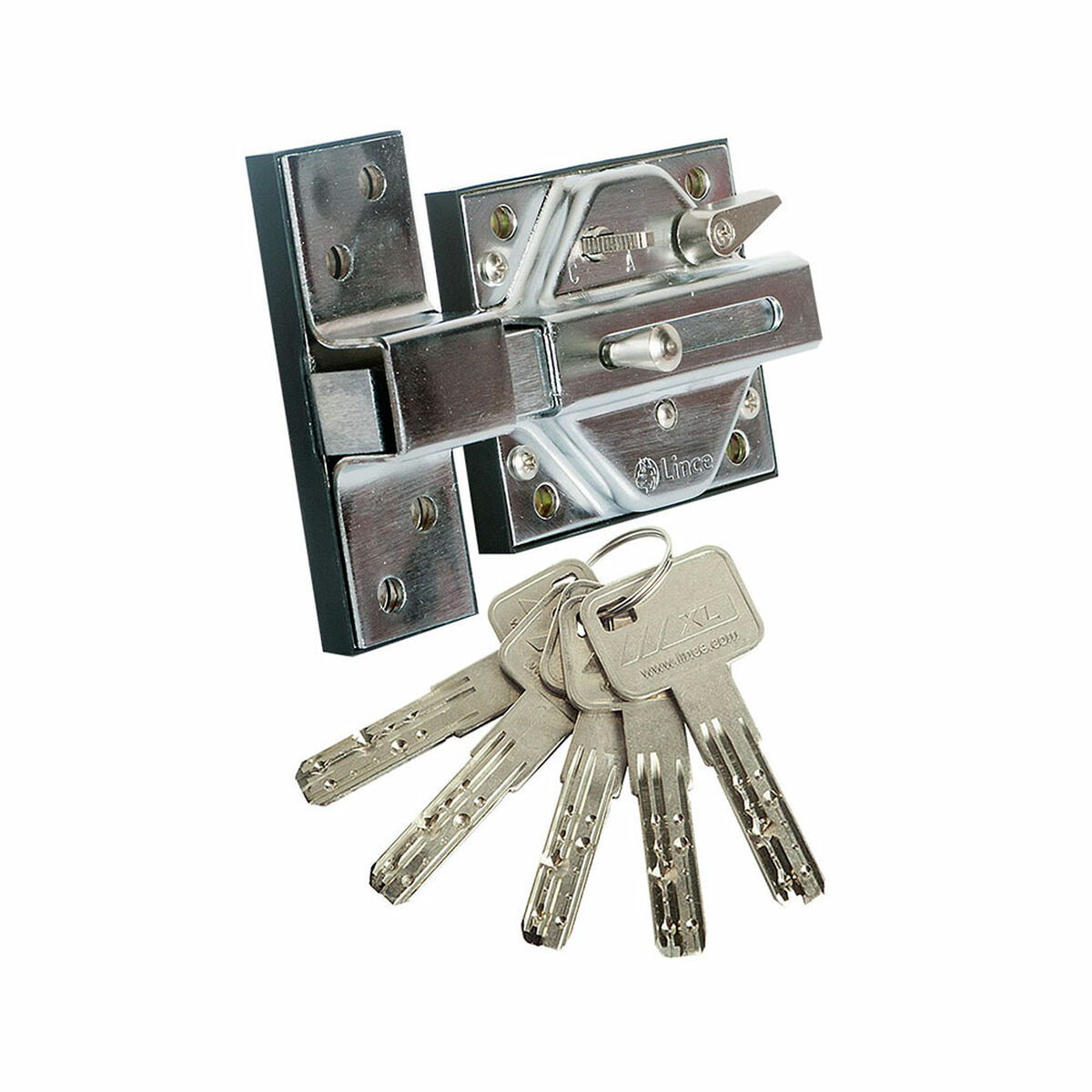 Chiavistello di sicurezza Lince 7930r-97930rhl Cromato Ferro 2 S7919300_0