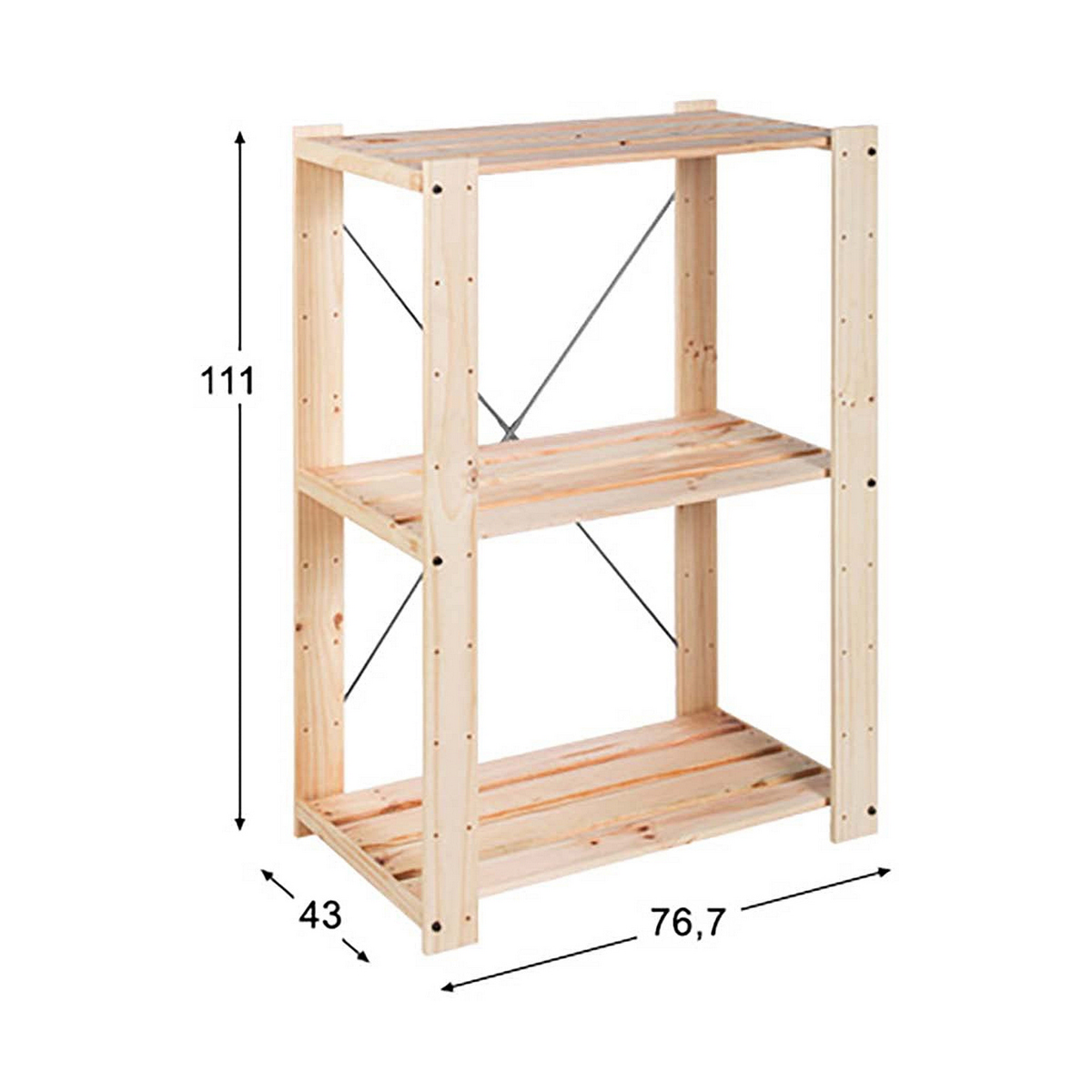 Scaffale Astigarraga Evolution3 Pino (111 x 76,7 x 43 cm) 3 S7906563_1