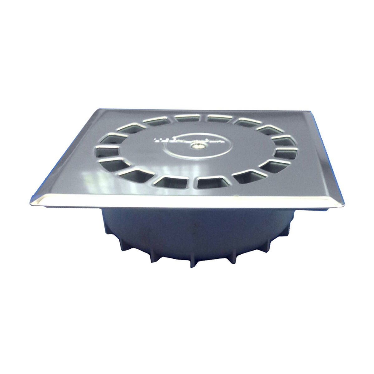 Scarico Tecnoagua T-88 I PVC Acciaio inossidabile 11,7 x 11,7 x 4,4 cm Ø 4 cm Verticale 2 S7927047_0