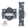 Chiavistello di sicurezza Fac 301-r/80 Acciaio Grigio scuro 50 mm 80 mm 1 S7919823_0