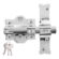 Chiavistello di sicurezza Fac 201-r/80 nichel Acciaio 50 mm 80 mm 1 S7919827_0